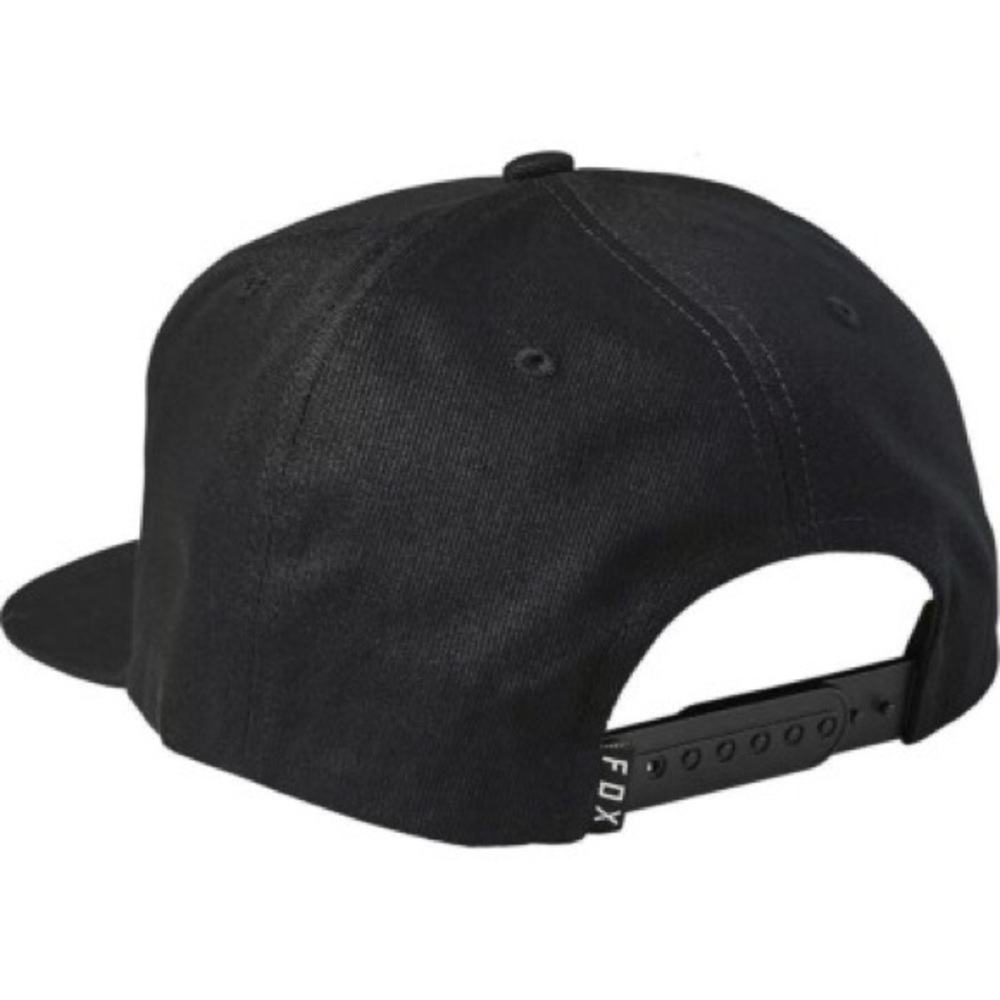 Fox Racing Black Cap with Logo Patch - Picture 2 of 6